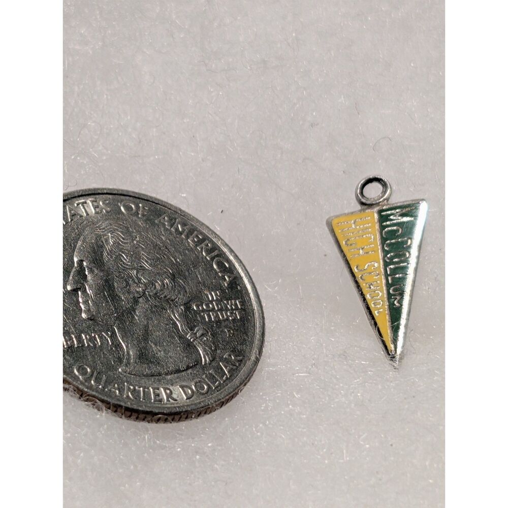 Vintage High School Pennant Charm, McCollum High School - Picture 2 of 3